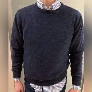 Dark Blue Crewneck Sweater